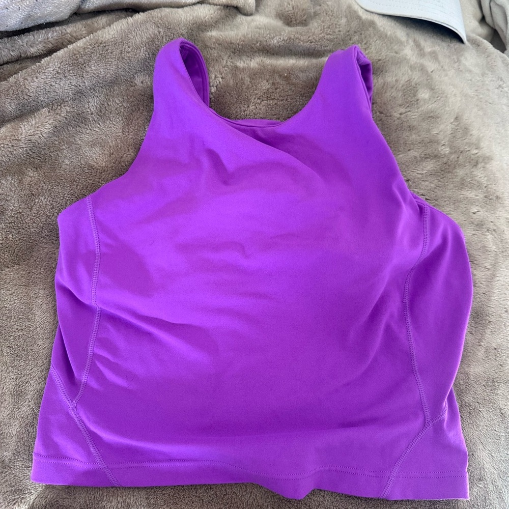 Purple Lululemon skirt high neck align top set - Picture 7 of 10